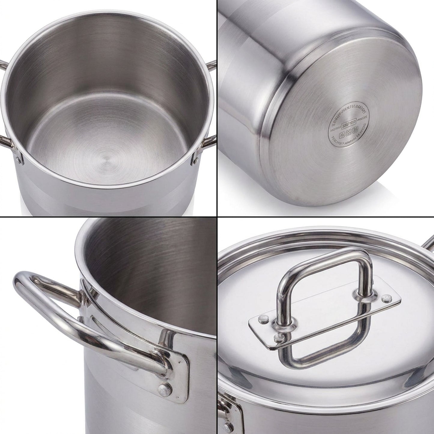 Rolux 40cm Stock Pot Silver