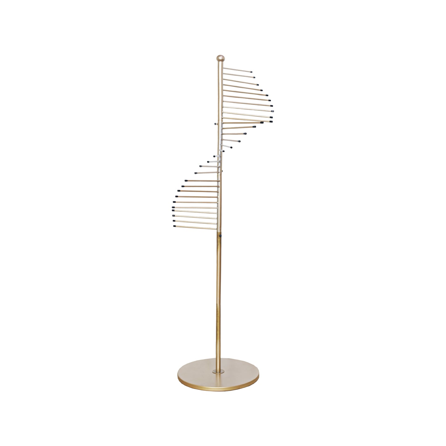 Exotic Designs Spiral Design Scarf Holder Display Rack Rose Gold