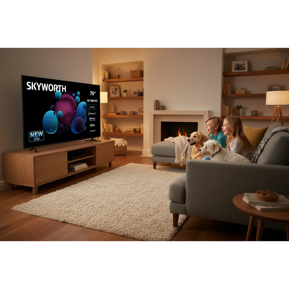 Skyworth 75" QD Mini LED Google TV 144Hz