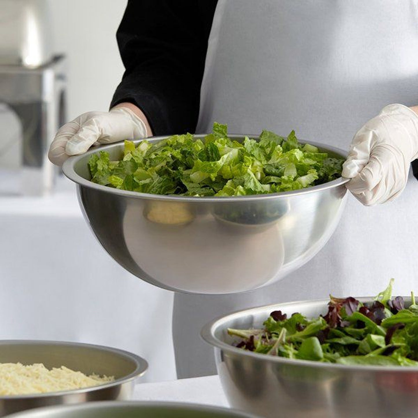 Steel King 9Lt Round Bowl Silver