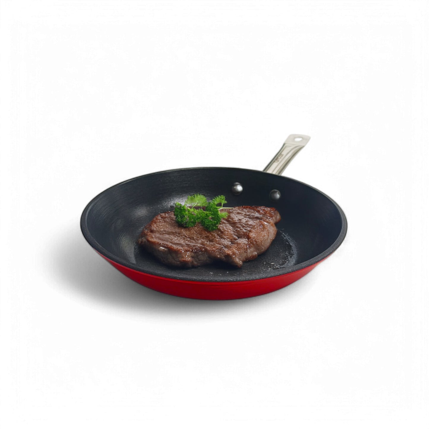 Tuffcast 28cm Frying Pan Red