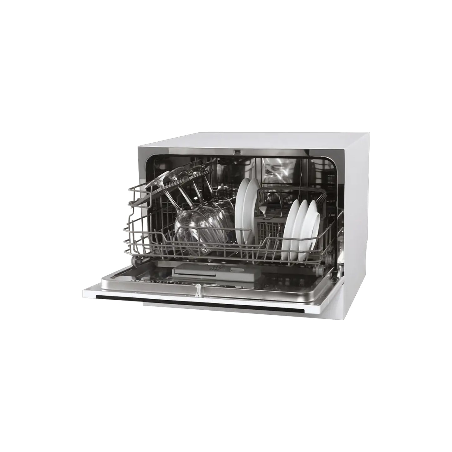 Midea 6 Place Counter Top Dishwasher White