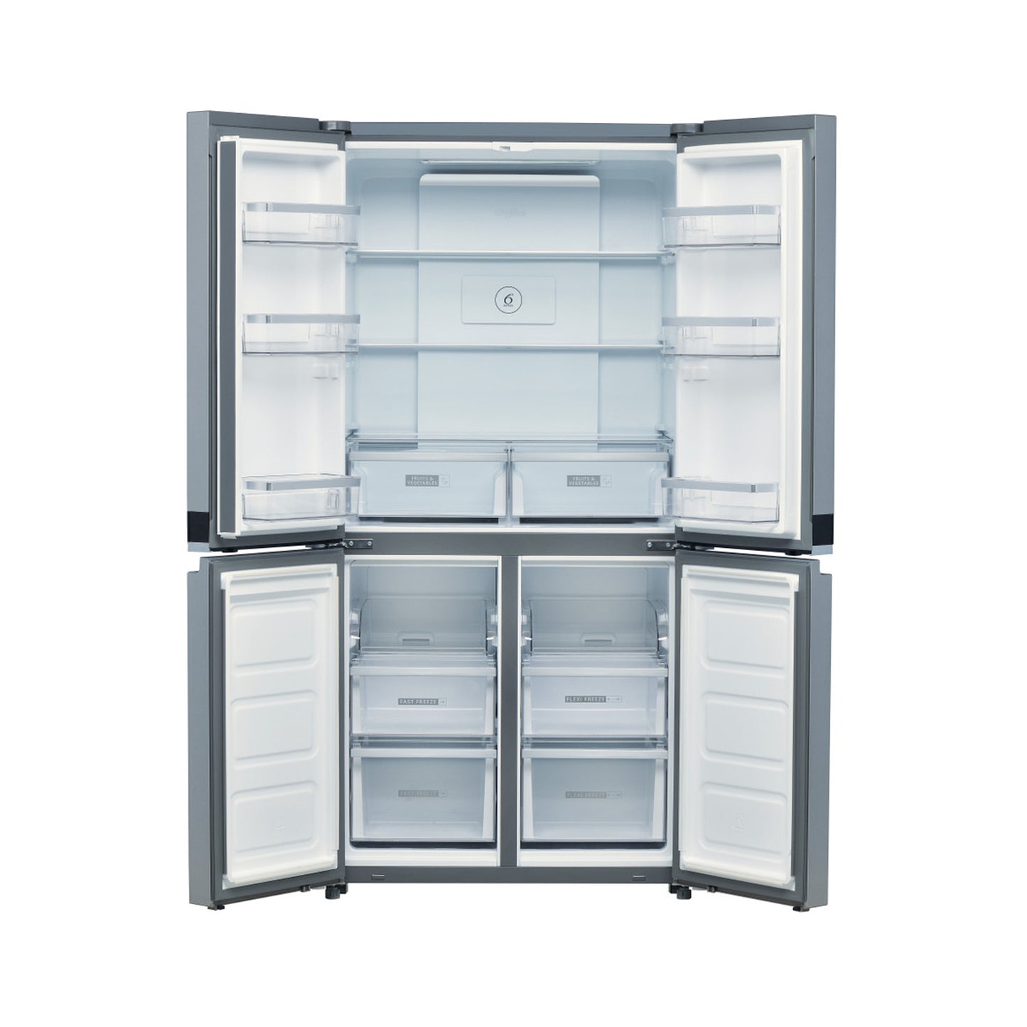 Whirlpool 591Lt 4 Door Fridge Inox