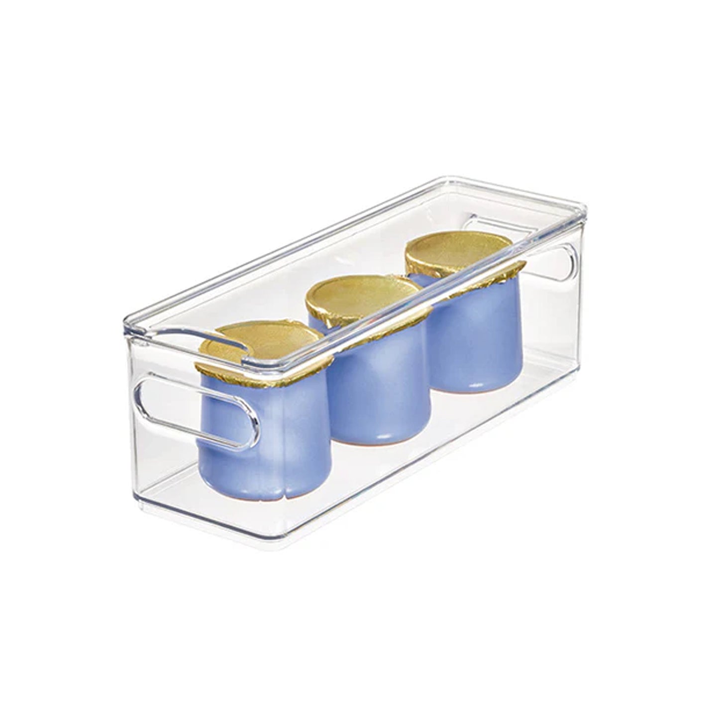 iDesign The Home Edit Narrow Fridge Bin Clear