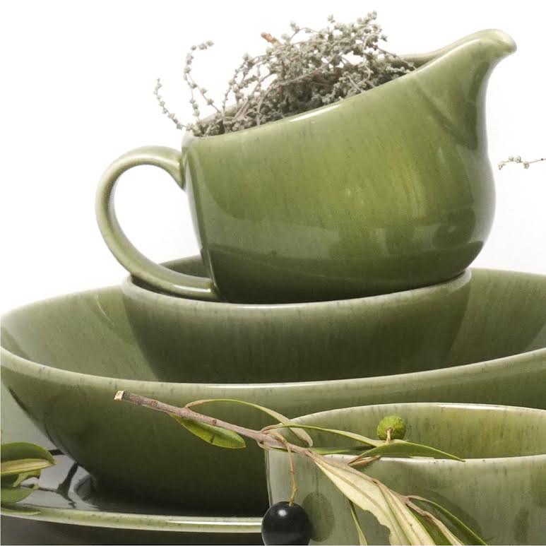 JAN Ashes & Olive Creamer Green
