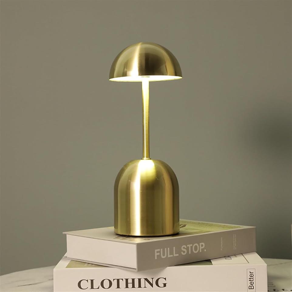 Urban Decor 28.5cm LED Mini Lamp Gold