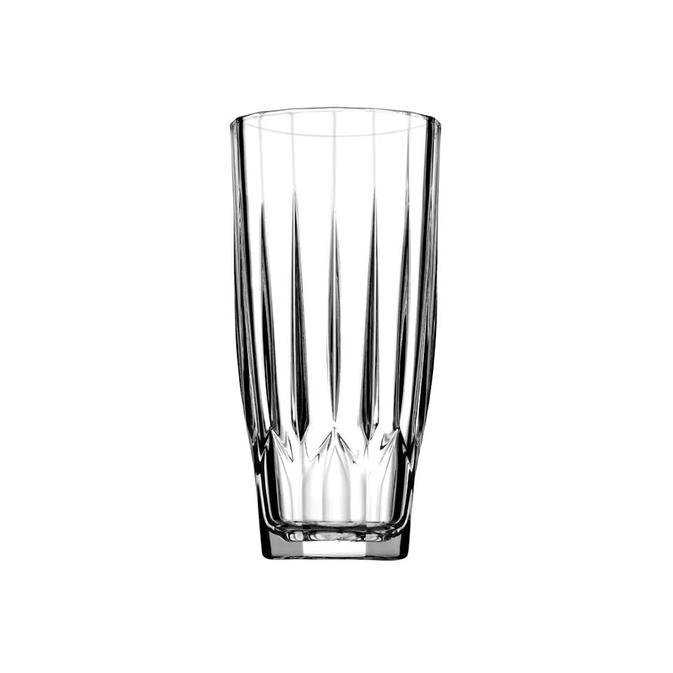 Kitchen Life 6 Piece 315ml Diamond Hiball Tumbler Set Clear