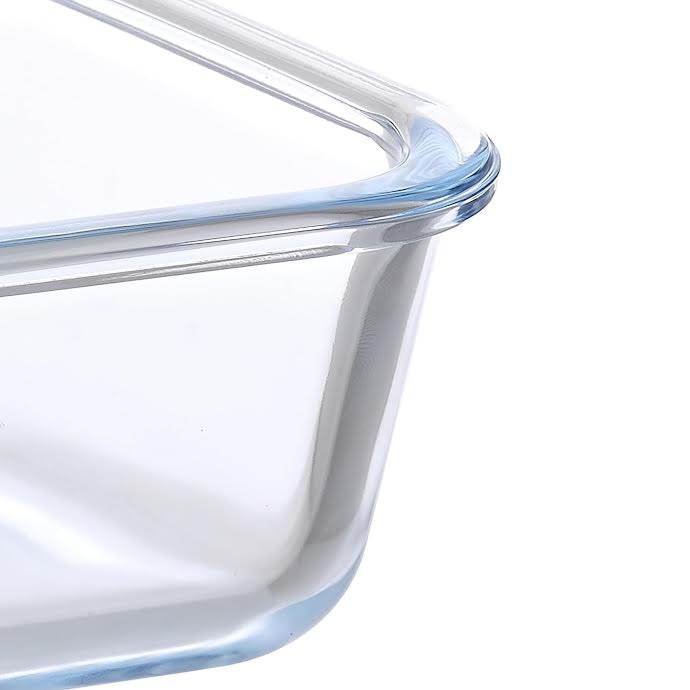 CH 1040ml Glass Lunch Box Clear