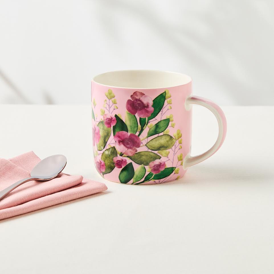 Maxwell & Williams 480ml Bouquet Mug Pink
