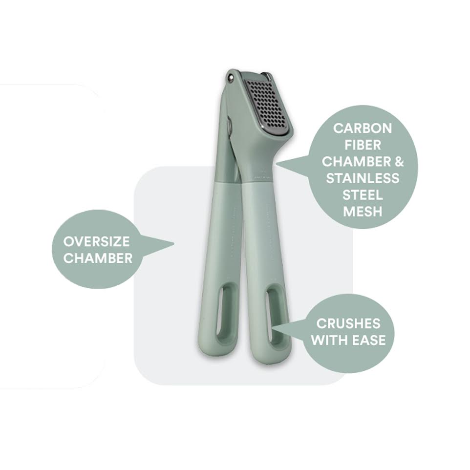 eKu Upcycle Garlic Press Avocado