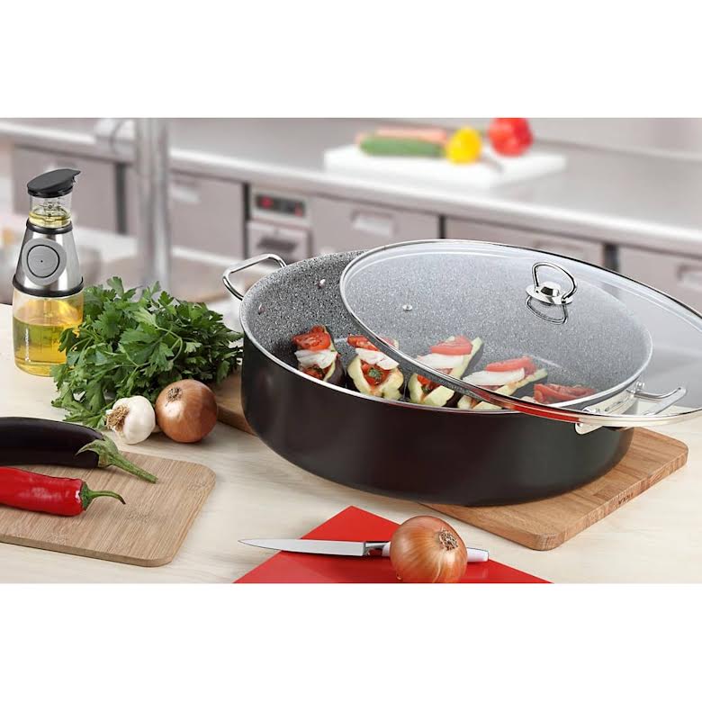 Gastro Collection 34cm Mega Casserole Black