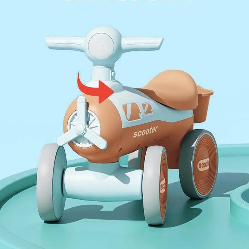 Kids Balance Scooter Blue & Orange