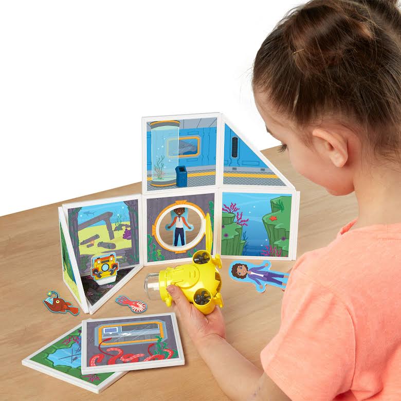 Melissa & Doug 55 Piece Magnetivity Underwater Adventure Set Multicoloured