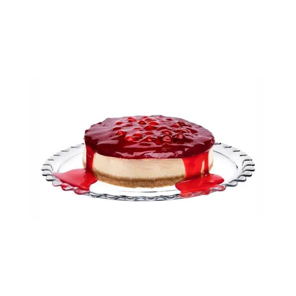 Pasabahce 37cm Patisserie Plate Clear