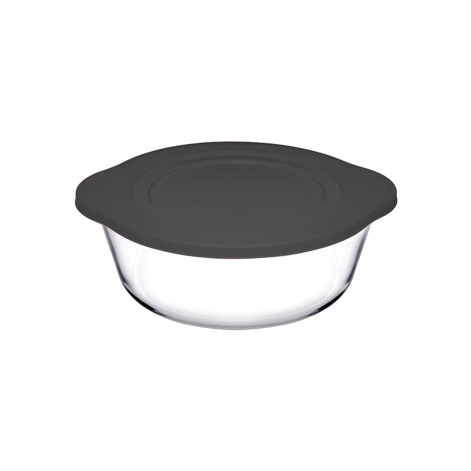 Borcam 1.45Lt Casserole with Lid Grey