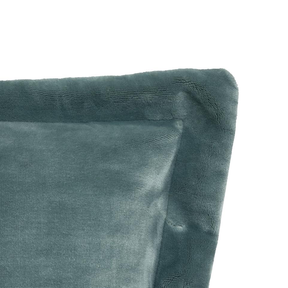 Atmosphera Flannel Cushion Blue