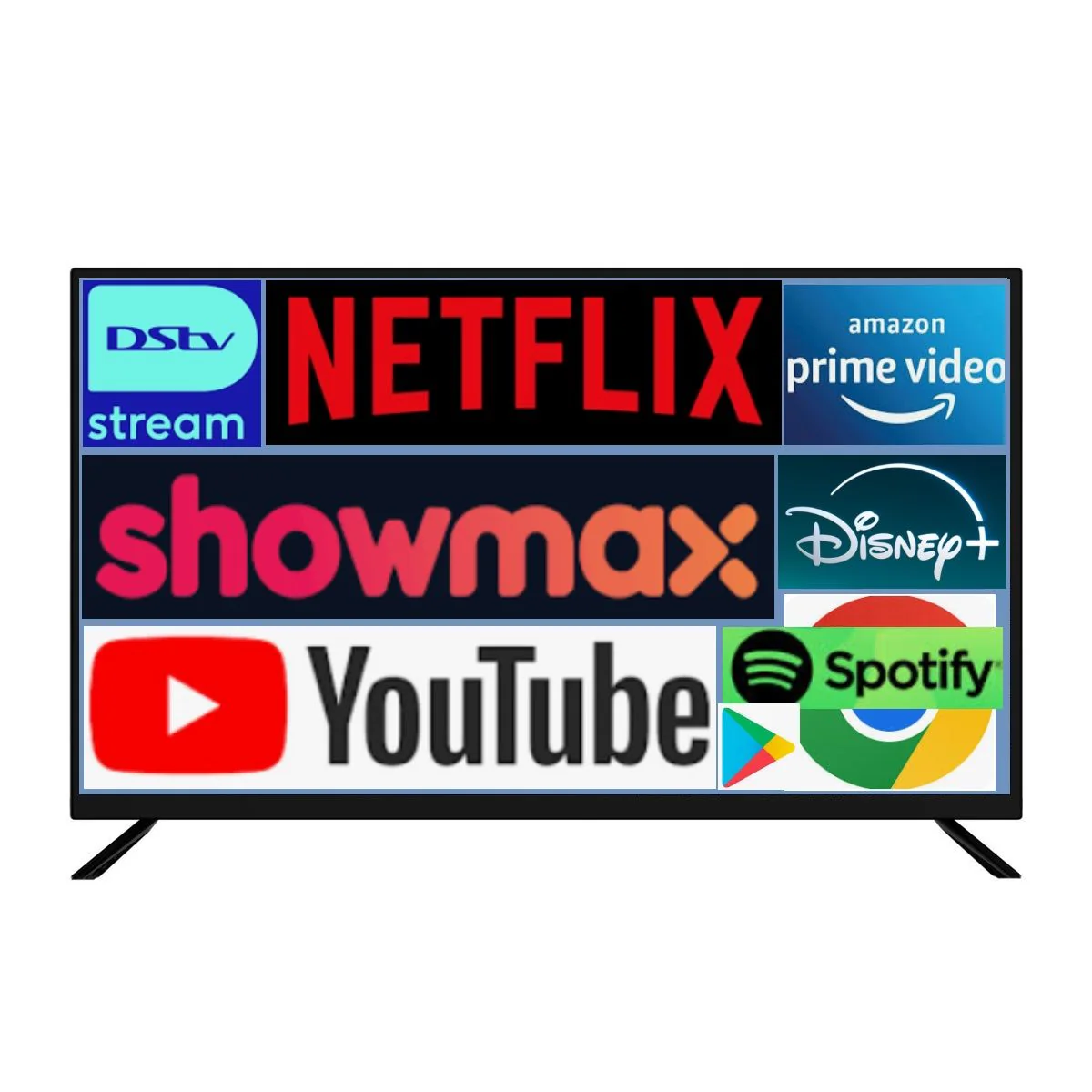 Condere 40" Smart LED HD TV Black