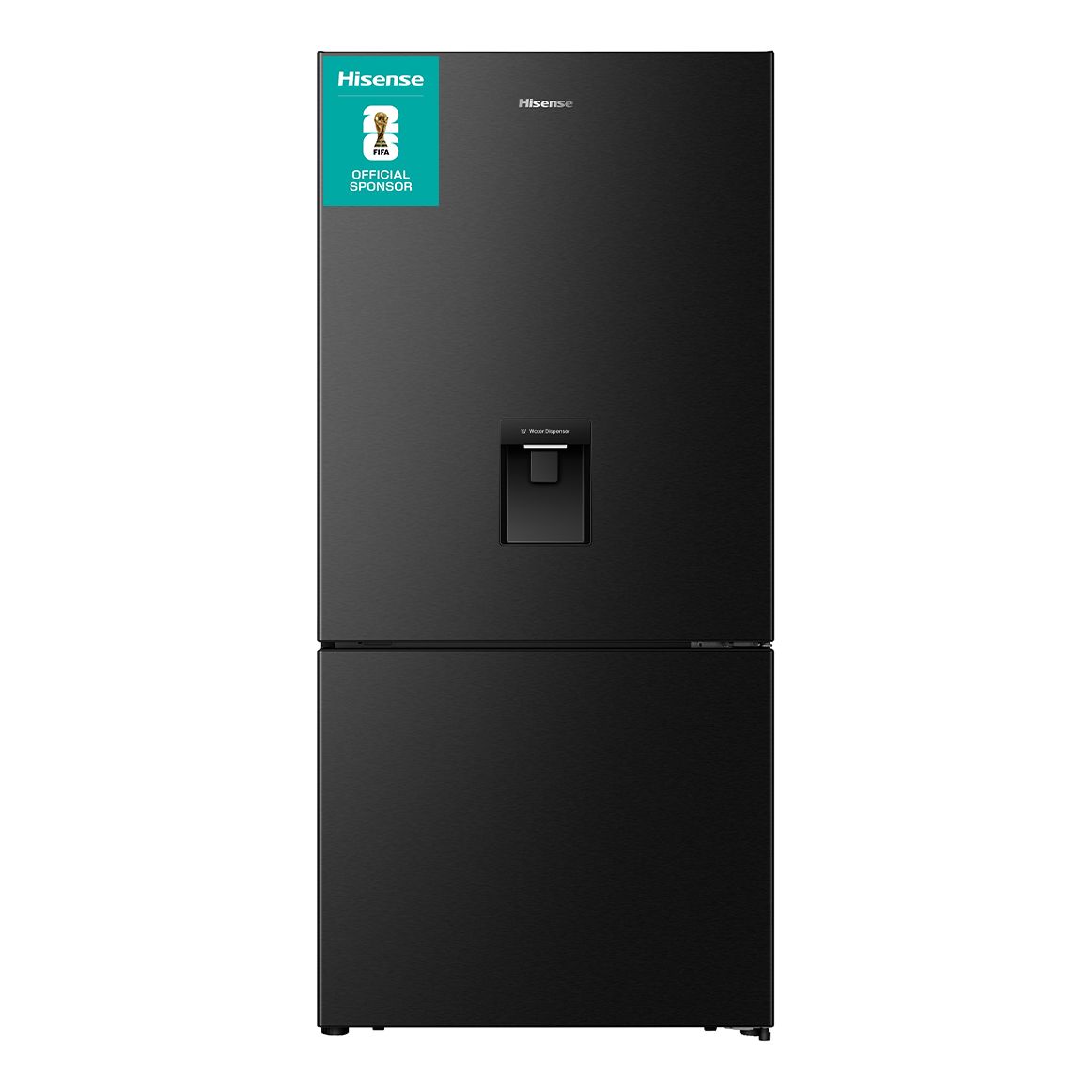 Hisense 500L Bottom-Mount Refrigerator Black