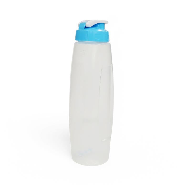 CH 1Lt Jambo Water Bottle Clear with Blue Lid
