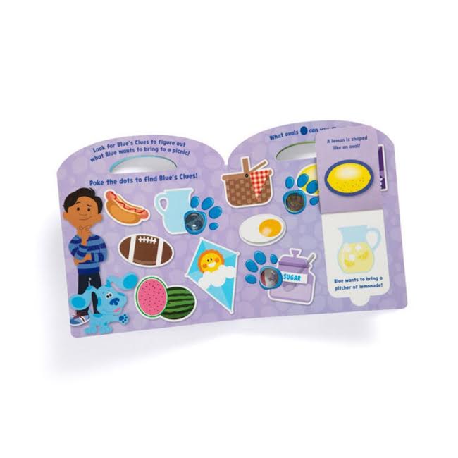 Melissa & Doug Blues Clues Poke-A-Dot – Shapes with Blue Multicoloured