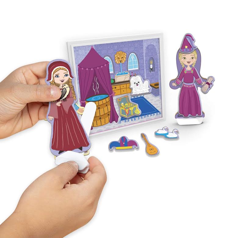 Melissa & Doug 82 Piece Magnetivity Magnetic Dress-Up Play Set Medieval Castle Multicoloured