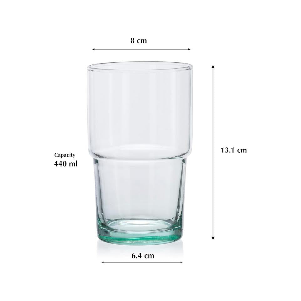 Pasabahce 4 Piece 440ml Tumbler Set Clear