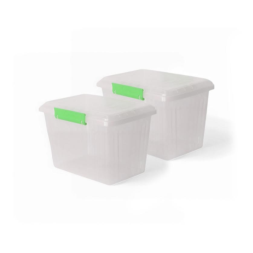 Otima 2 Piece 2.2Lt Lock Box Set Green