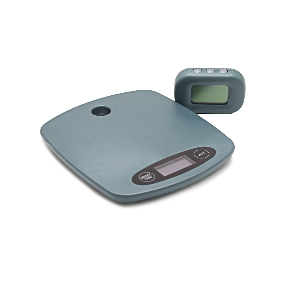 Excellent Houseware Kitchen Scale with Egg Timer Blue