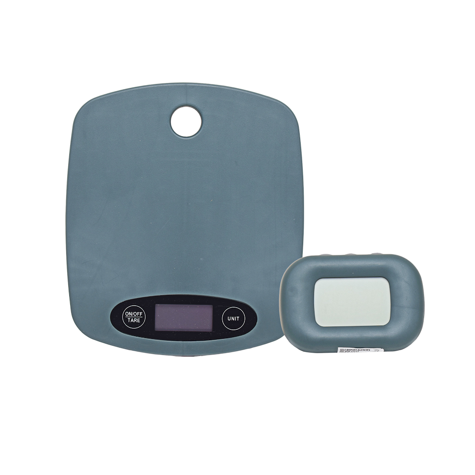 Excellent Houseware Kitchen Scale with Egg Timer Blue