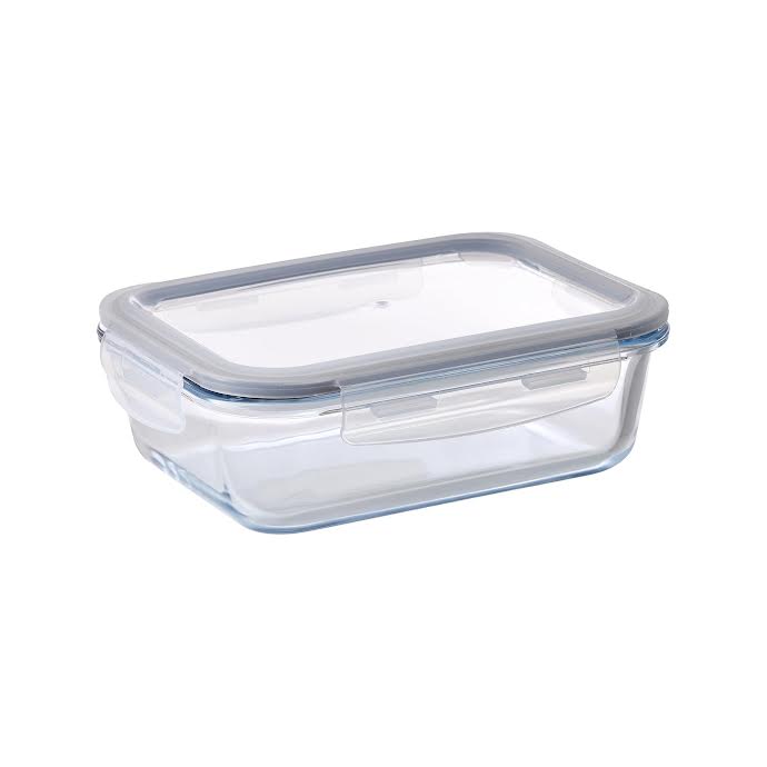 CH 1040ml Glass Lunch Box Clear