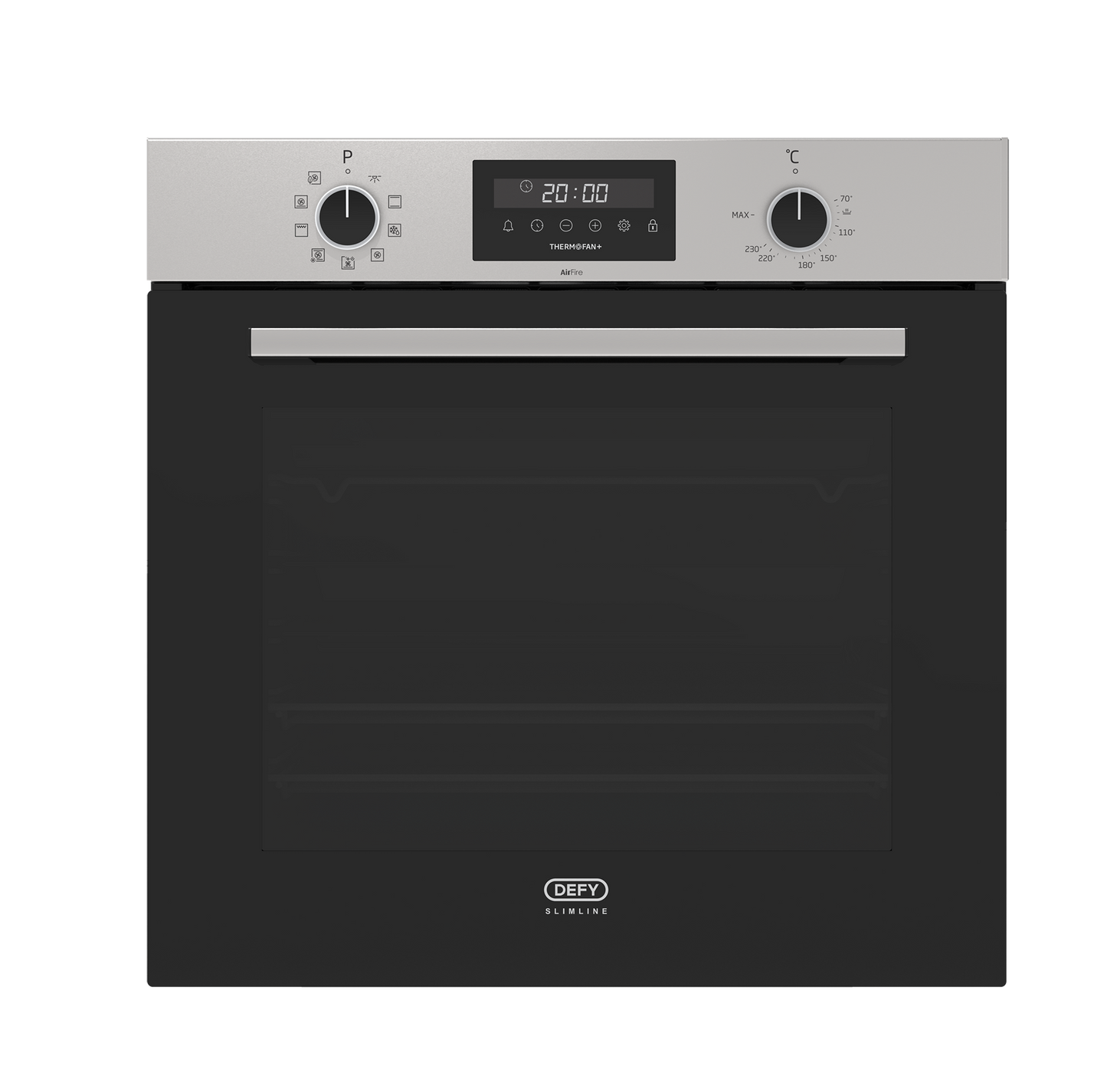Defy 60cm Built-In Oven with Thermofan+ & AirFire Inox