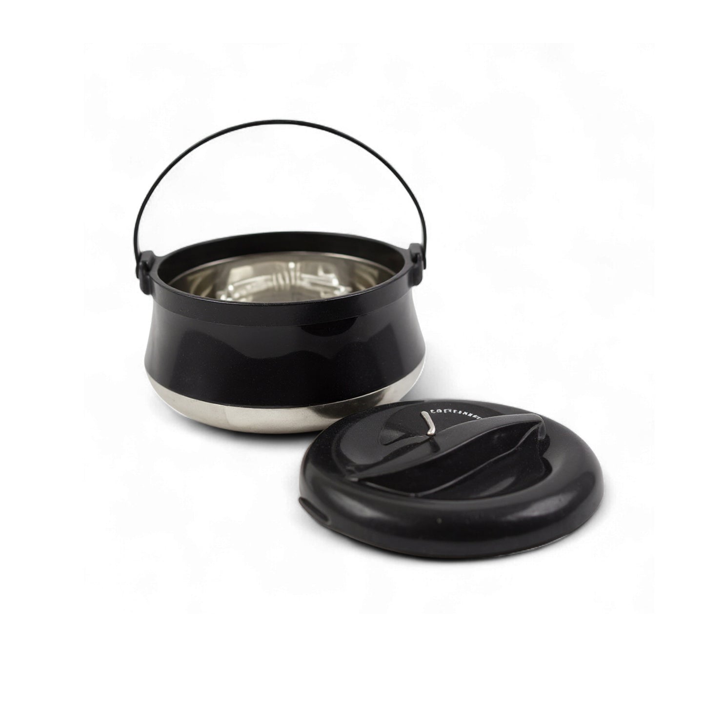 4 Piece Hot Pot Set Black