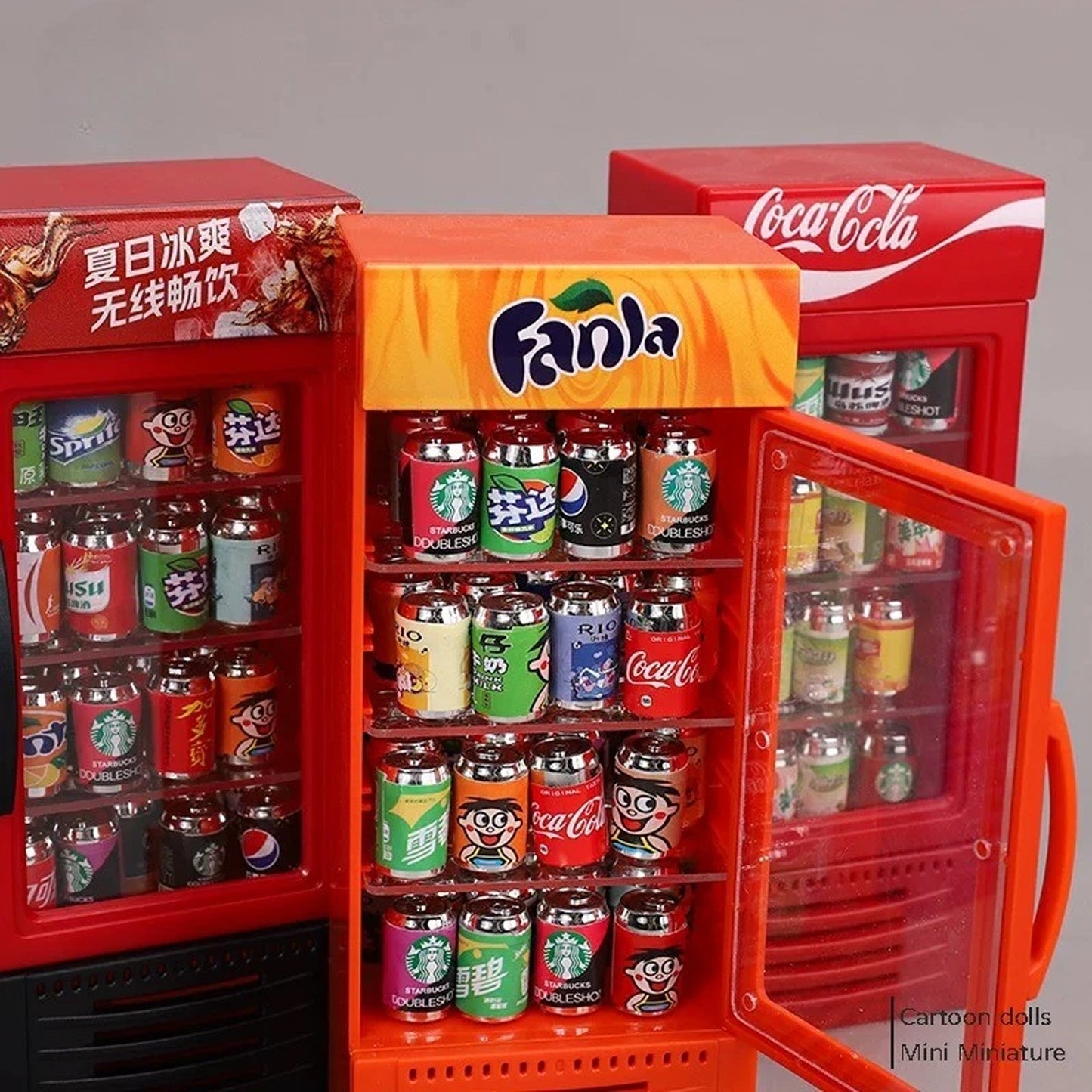 Vending Machine Fridge Magnet Red