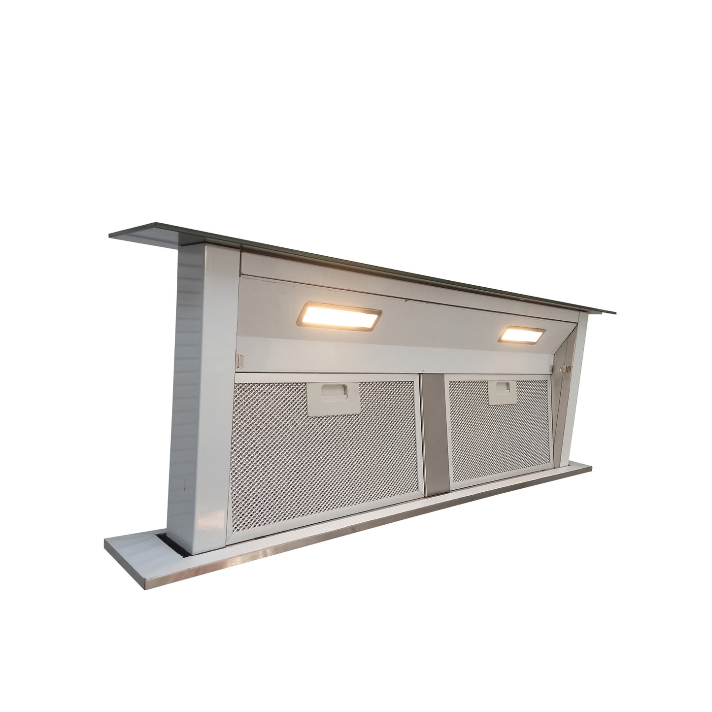 Totai 90cm Eclipse Downdraft Cookerhood Silver
