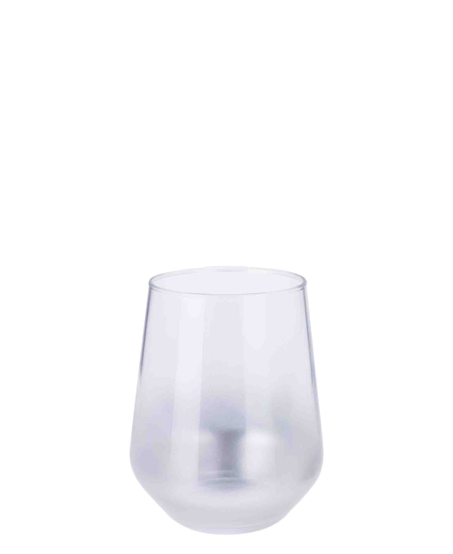 Kitchen Life 425ml Drinking Glass - Silver