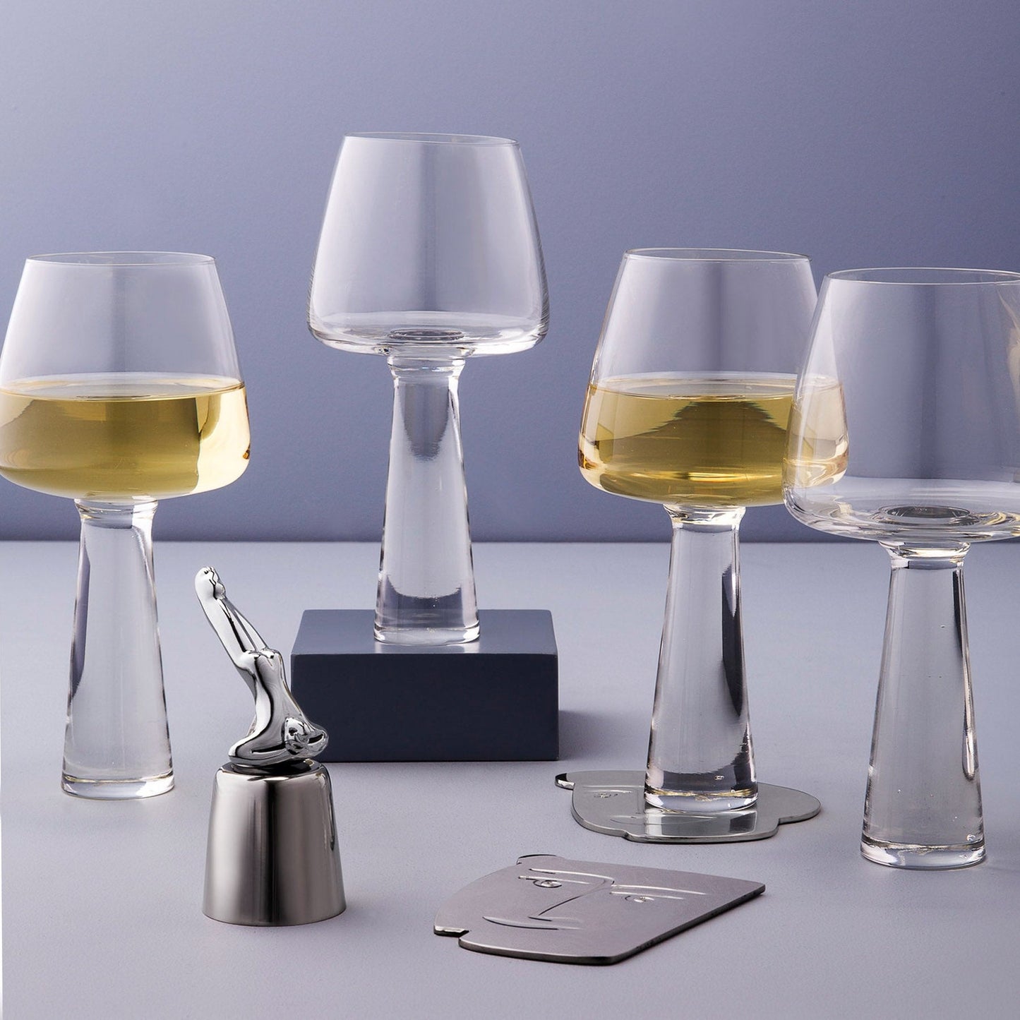 Carrol Boyes Baobab 4 Piece Wine Glass 325ml - Transparent
