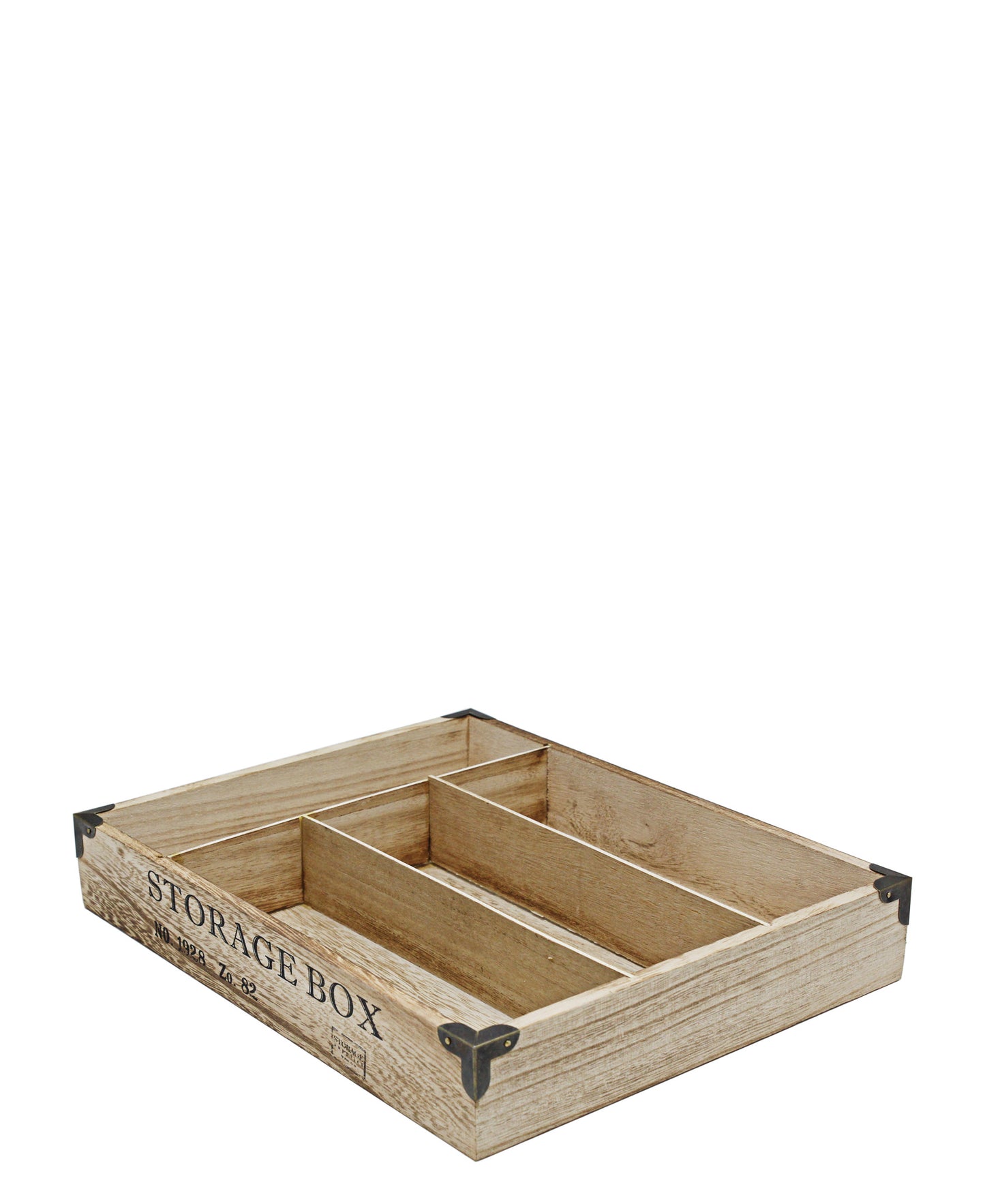 Kitchen Life Wood Cutlery Holder - Brown
