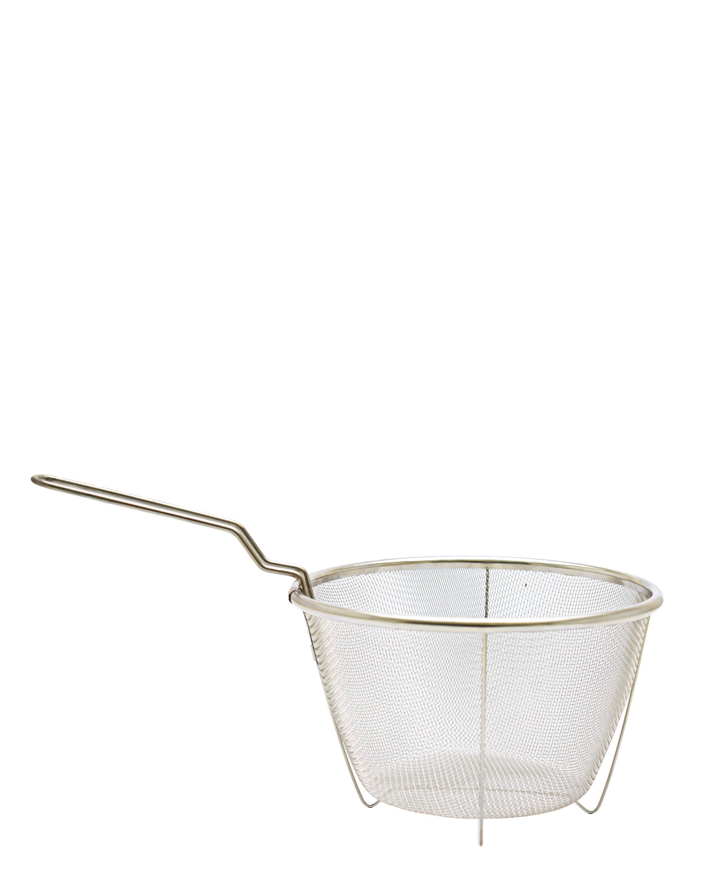 Kitchen Life Deep Round 18cm Fryer - Chrome