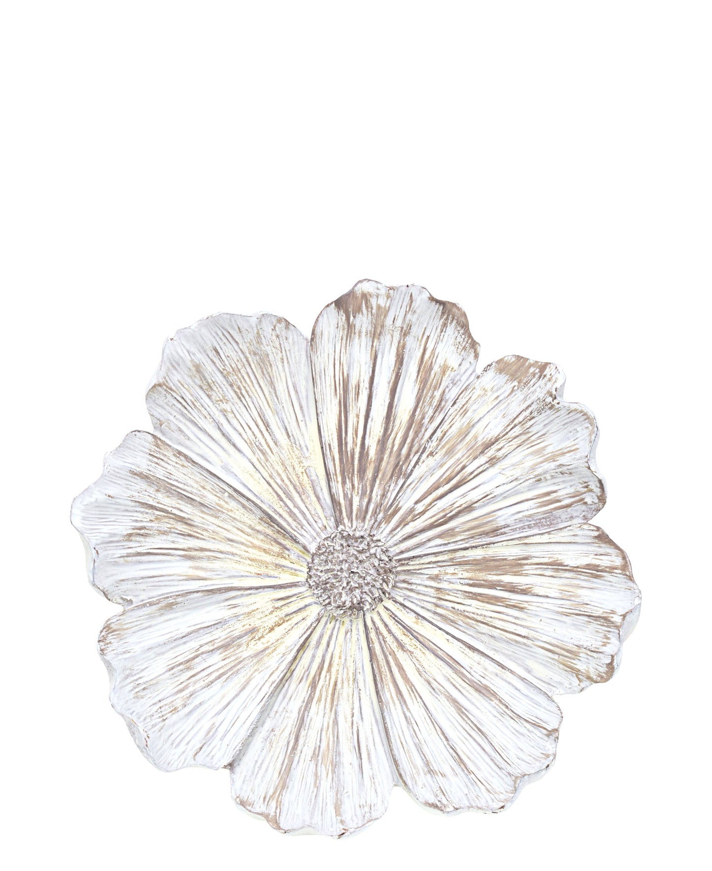 Urban Decor Shabby Chic Flower Wall Plaque- 13CM
