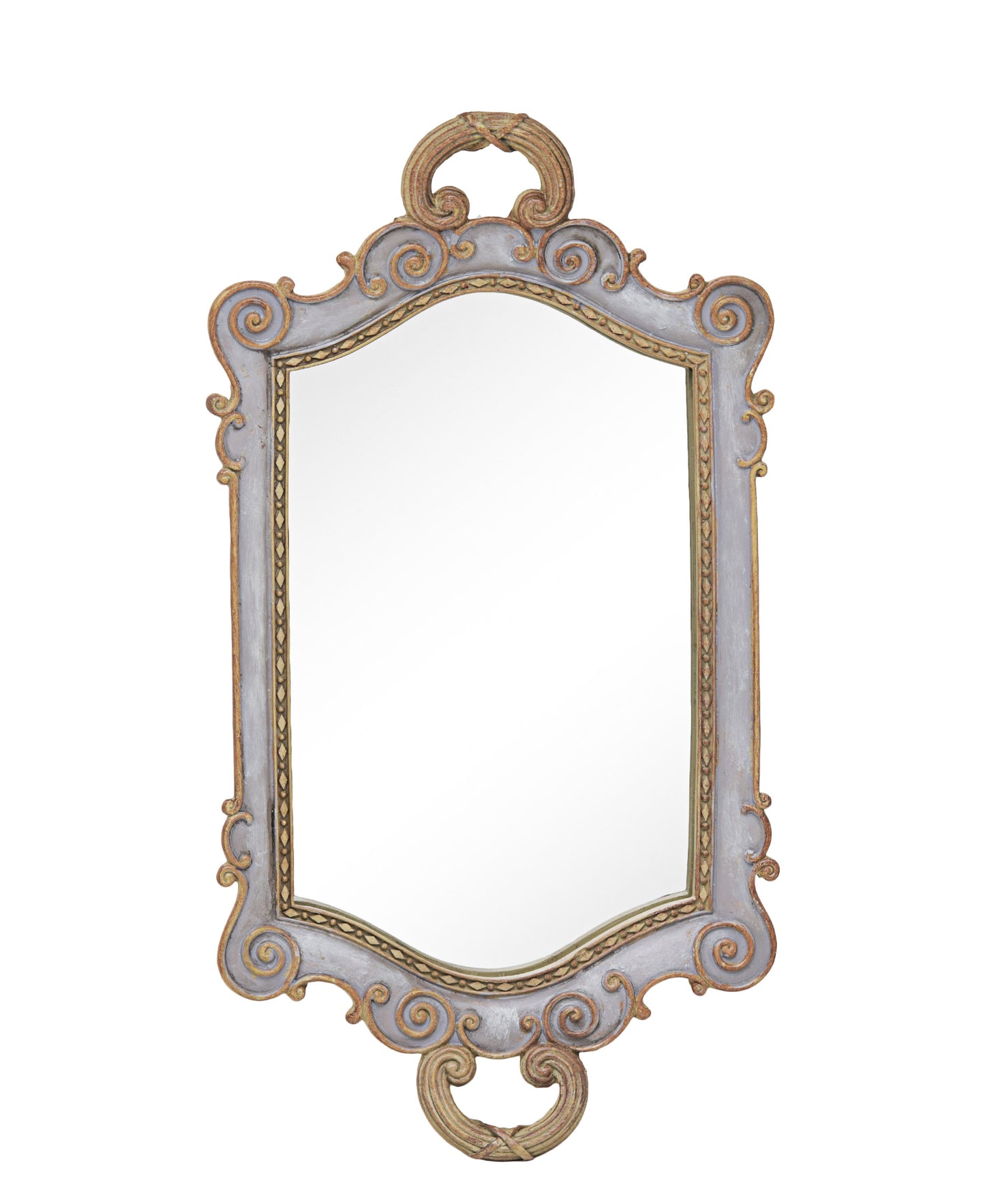 Urban Decor Antique Mink Handed Tray- 25X46CM