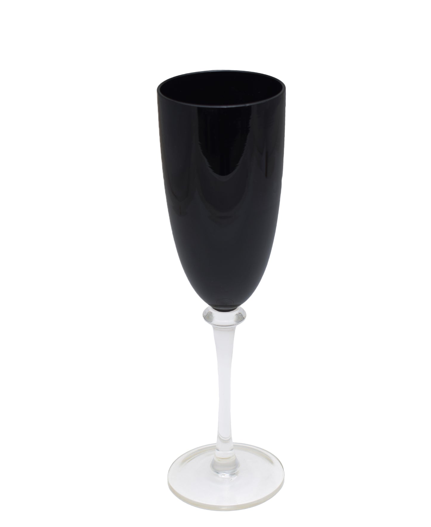 Glacier Black Flute Clear Stem- 28,5ML 25,5CM