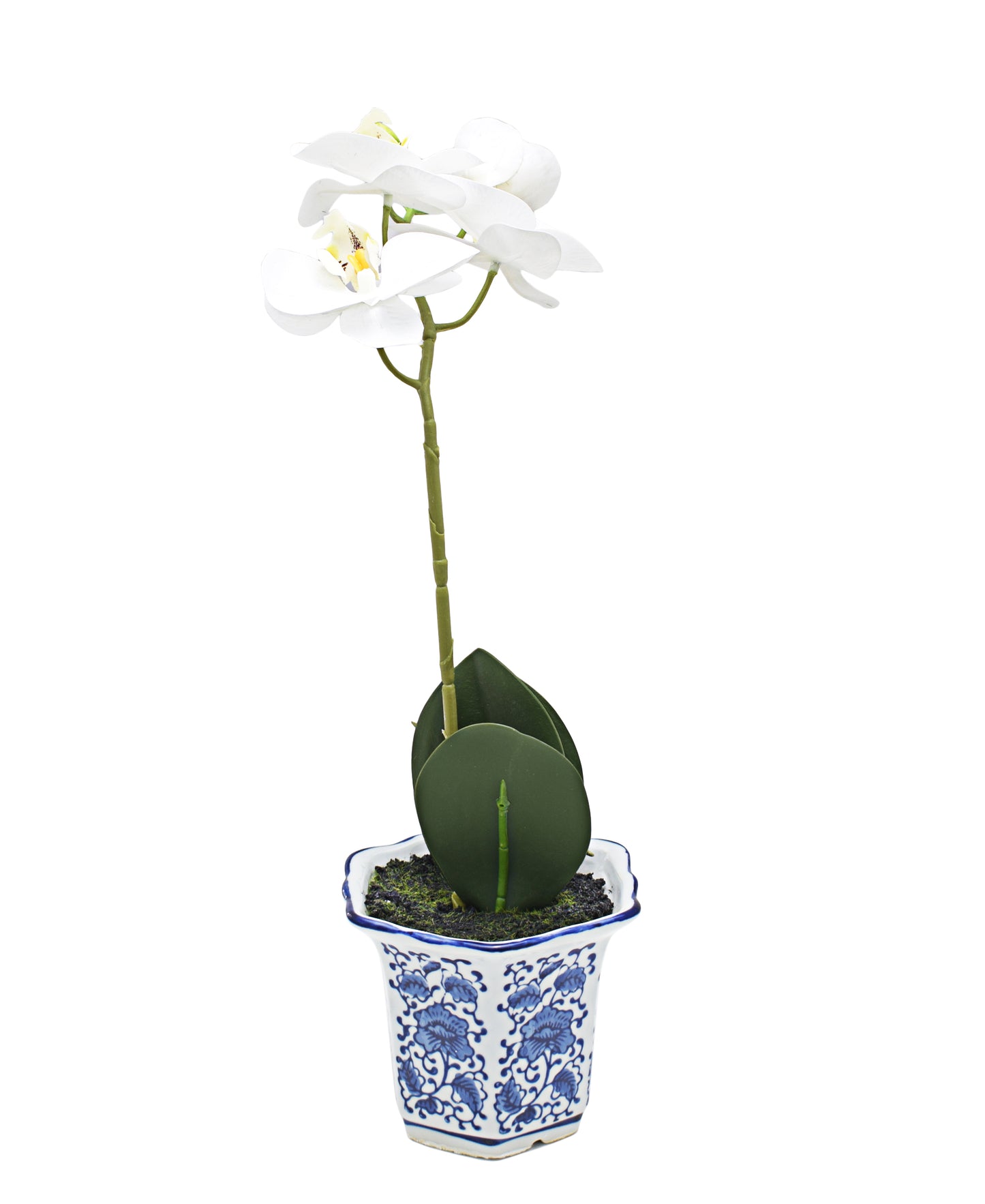 Urban Decor 38cm Real Touch Orchid - White