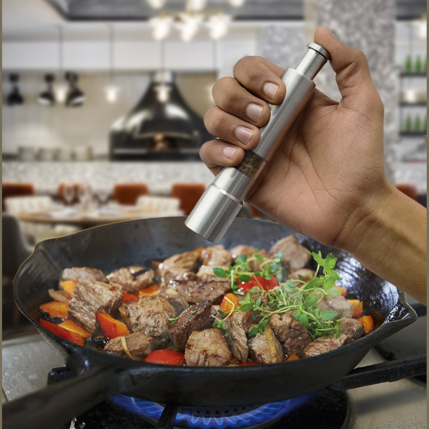Salt And Pepper Grinder - Silver