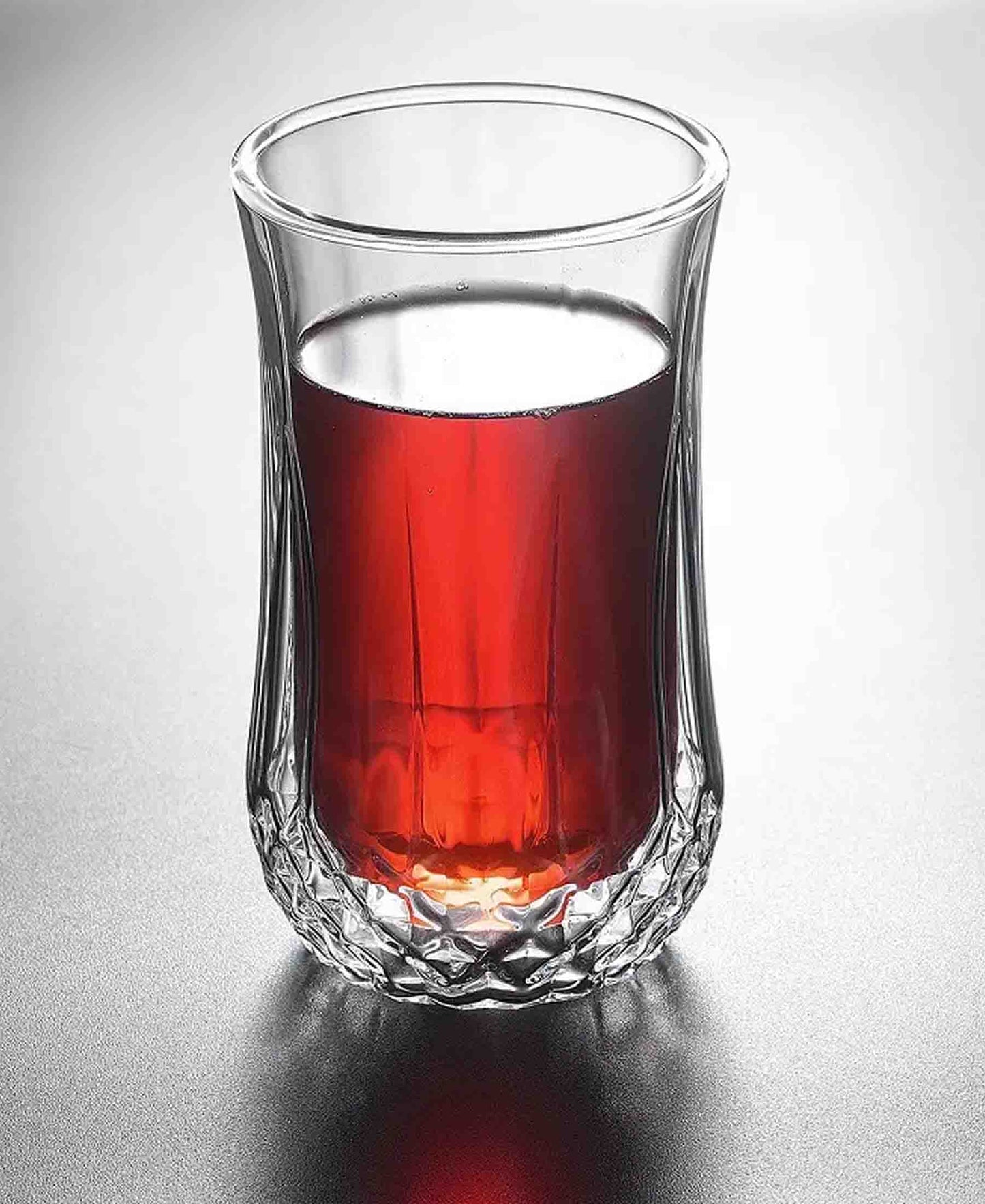 The Barista 2 Piece 250ML Double Wall Mug With Diamond Base - Clear