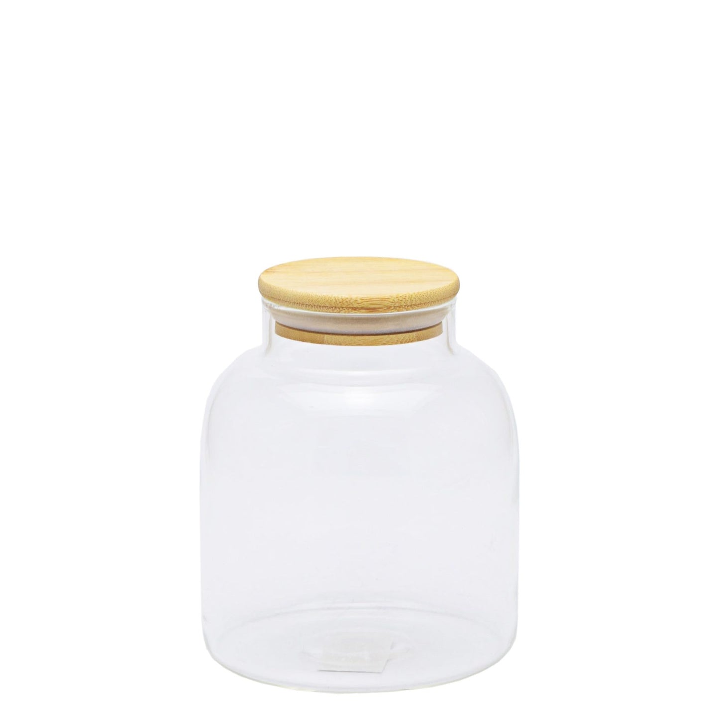 Borosilicate Canister 2.2L With Bamboo Lid - Small