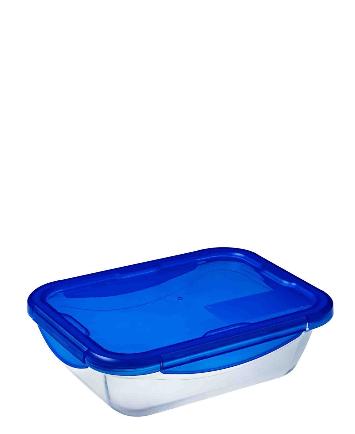 Pyrex Cook & Go Rect Medium Roaster With Lock-Lid - Clear