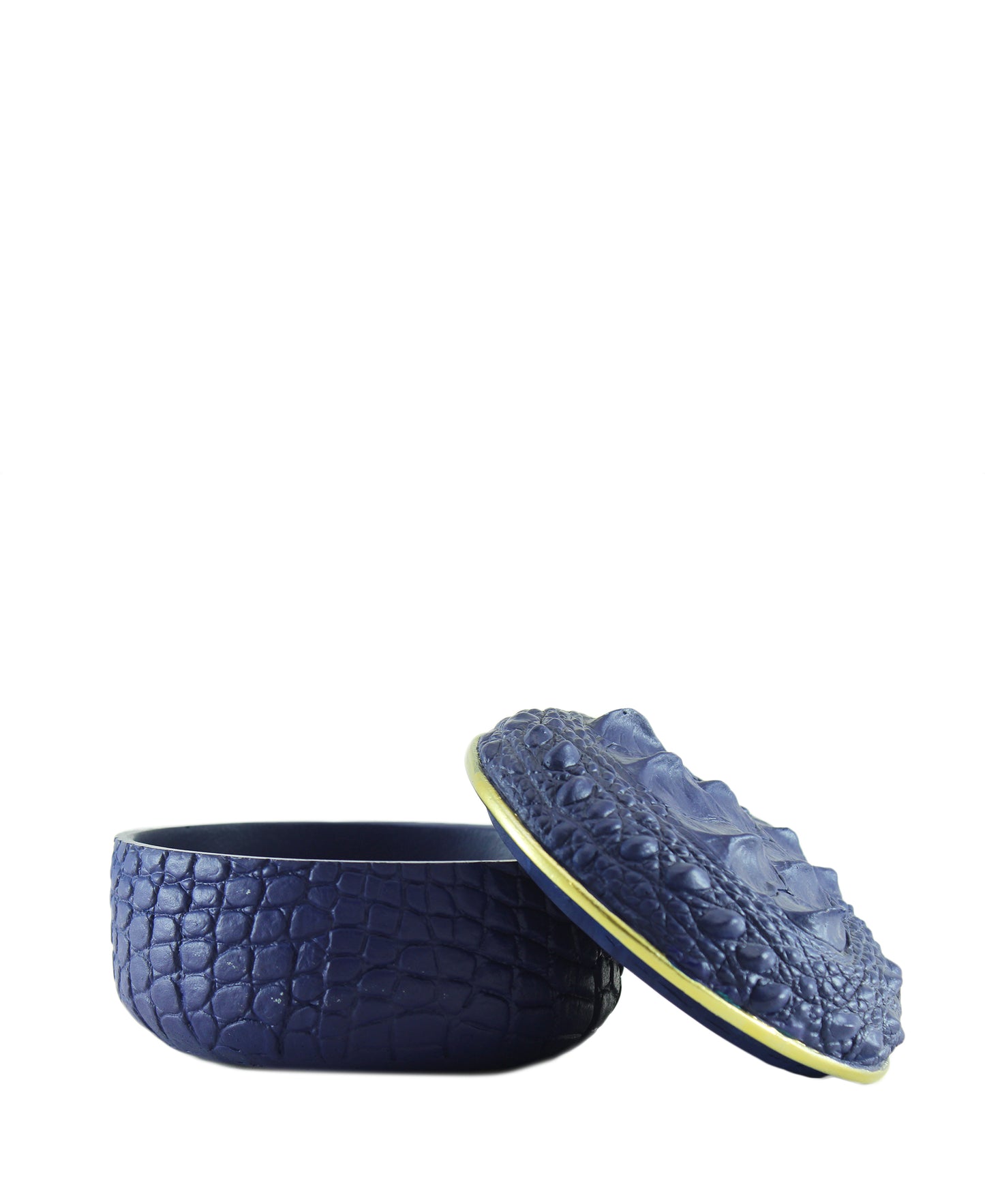 Urban Decor Croc Round Box - Blue