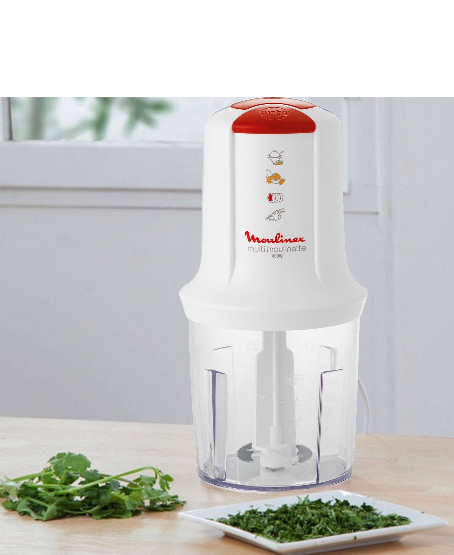Moulinex Mini Chopper 3 In 1 - White