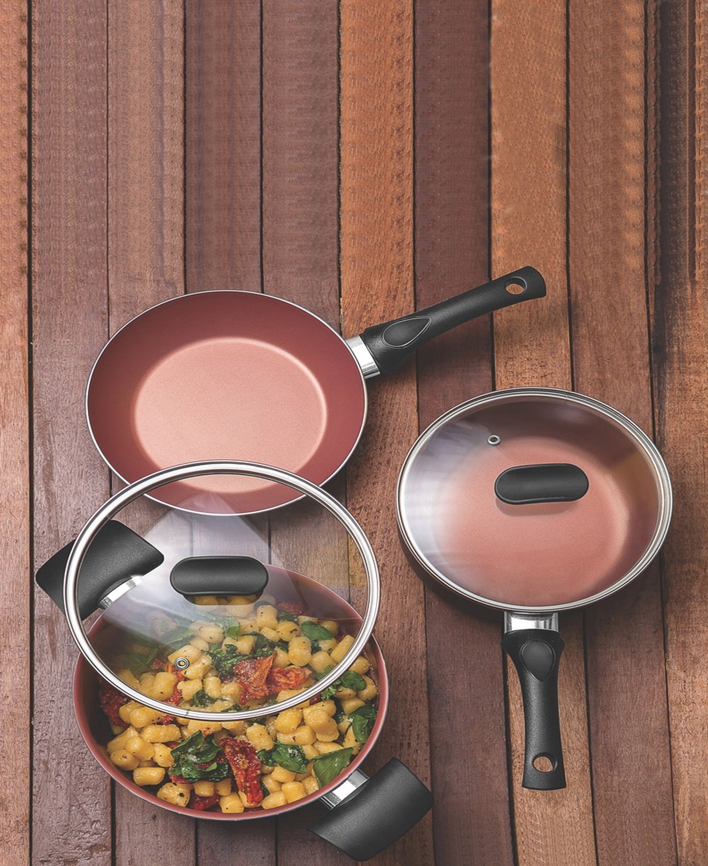 Tramontia Vermont Cookware Set 6 Piece - Brown