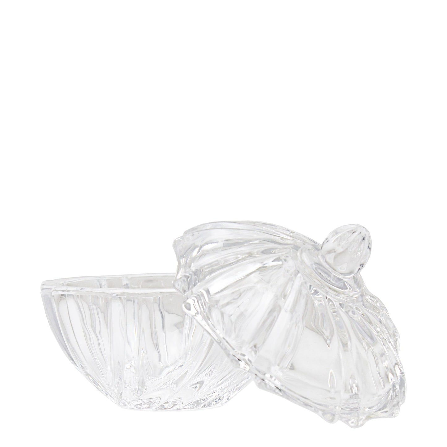 Kitchen Life Crystal Bowl With Lid - Clear